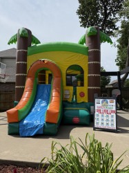Tropical bounce house