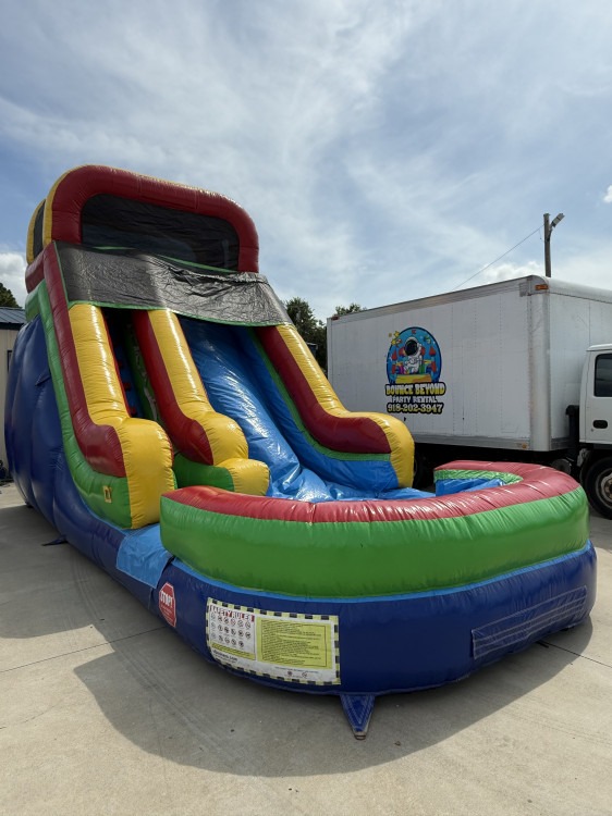 16ft Rainbow waterslide