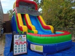 16ft Rainbow waterslide