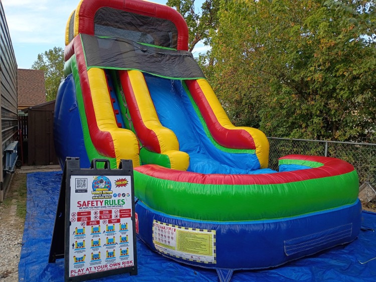 16ft Rainbow waterslide 16ft Rainbow waterslide