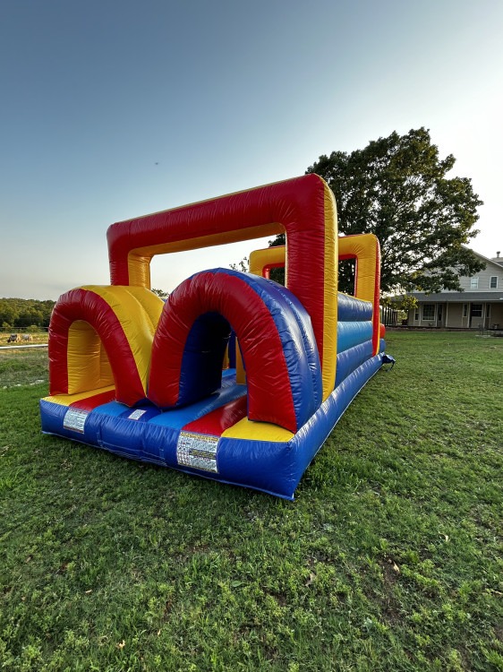28 Rainbow obstacle course